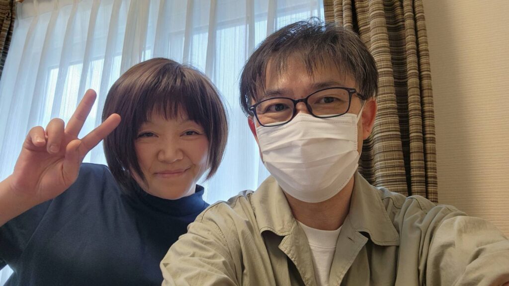 お客様との2ショット写真